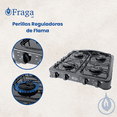 thumbnail image 4 of FRAGA Parrilla de Mesa Fraga P707, 4 Quemadores, Porcelanizada, Encendido Manual, Hecho en México., 4 of 4