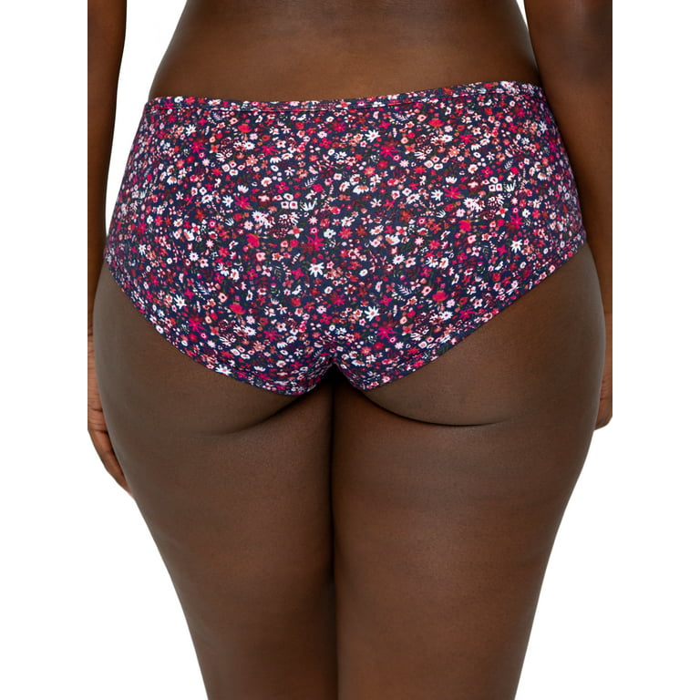 No Boundaries Floral Hipster Stretchy Panty (Juniors) 4 Pack 