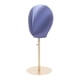 thumbnail image 1 of Soporte para Pelucas Salvador con Cabeza de Exhibición Azul Base Redonda Resistente, 1 of 10