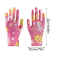 thumbnail image 2 of 12 Pairs Gardening Gloves for Women - DELESYS Breathable Rubber Coated Garden Gloves Multi-purposes Gardening Gloves, Non-Slip Grip Work Gloves Women, 9.1x 3.15 inches, 2 of 6