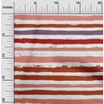 thumbnail image 2 of oneOone Viscose Jersey Maroon Fabric Stripes Sewing Fabric By The Yard Printed Diy Clothing Sewing Supplies 60 Inch Wide, 2 of 4