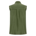 thumbnail image 5 of T-Shirts Short Sleeve Tees Tops for Women JIANLAI Blouses Solid Casual Basic V Neck Tank Tops for Work (S-5XL) Army Green, 5 of 6
