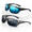 Bifocal, Wrap-around: 1 Black/Blue Mirror + 1 Gray/Gray Lens-1.5 x, variant on 2-pack Mens Go-to Bifocal Sunglasses With Readers Built In Resilient Templefort-fit Sport Wrap Around Frame & Uv400 Protection Dr