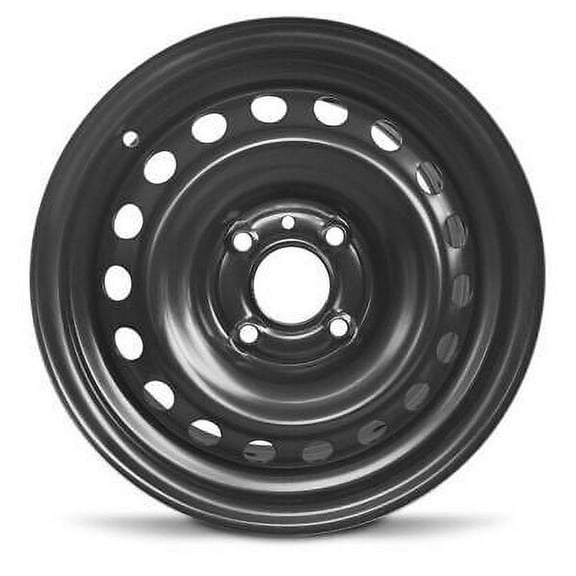 Wheel Rim for 2007-2012 Nissan Sentra 15 in Black Steel Rim Direct Fit