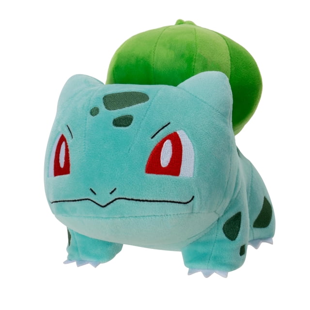 Peluche de Pokémon Bulbasaur de 20 cm, suave y auténtico