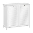 thumbnail image 1 of Panier à linge double basculant Ellsworth - Blanc, 1 of 9
