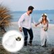 thumbnail image 4 of BRIGHTFUFU Sombrero de novia de fiesta hawaiana con velo, sombrero de marinero para fiesta de boda temática de playa para mujer, 4 of 8