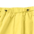 thumbnail image 5 of FRSASU Men's Wide‑Leg Snow Cargo Pants Elastic Waist Adjustable Drawstring Hem Water‑Resistant Ski Pants with Multi Pockets Yellow, 5 of 8