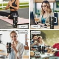 thumbnail image 7 of Modern 40oz Tumbler– Stainless Steel Insulated Tumbler with Handle and Straw, Large Capacity Travel Cup for Hot & Cold Drinks, 7 of 7