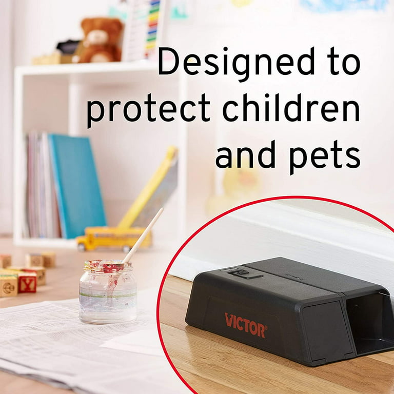 Victor M250S Indoor Electronic Humane Mouse Trap - No Touch, No See  Electric Mouse Trap