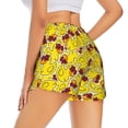 thumbnail image 3 of Vsdgher Duck with Star Sunglasses Print Women's Running Double Layer Shorts High Waisted with Pockets Elastic Yoga Workout Athletic Gym Sports, 3 of 8