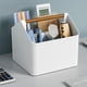thumbnail image 4 of Organizador de escritorio, portapenales de gran capacidad, almacenamiento de papelería compartimentado - Blanco, 4 of 6