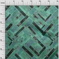 thumbnail image 3 of oneOone Cotton Poplin Sea Green Fabric Stripes Craft Projects Decor Fabric Printed By The Yard 56 Inch Wide, 3 of 4