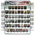 thumbnail image 4 of USA Presidents of the united states Of America poster NEW chart LAMINATED Classroom LARGE portrait school wall decoration learning history flag metal, 4 of 4