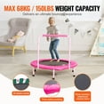 thumbnail image 3 of Vevor ETBC36YCYXBCFYJJKV0 36 in. Indoor Outdoor Foldable Mini Toddler Trampoline for Kids, 3 of 10