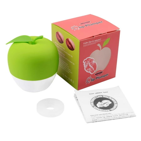 Lip Plumper Cherry Green Double or Red Single Lobbed Lips Pump Device Sexy Mouth Beauty Quick Lip Plumper Enhancer Specification:Green ()