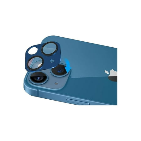 SaharaCase - ZeroDamage Camera Lens Protector for Apple iPhone 13 and iPhone 13 mini (2-Pack) - Blue
