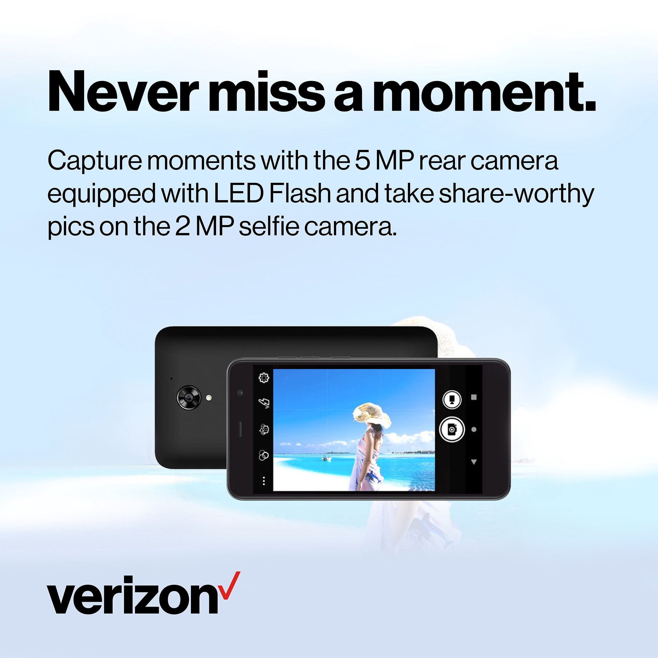 Custodia In Nylon Con Clip Da Cintura Per Telefono Verizon Kazuna ETalk MYFLIX KAZ-N20