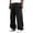 A-Black, variant on Luwomo Men's Jeans Retro Polka Design Loose Wide Leg Straight High Waist Male Denim Pants
