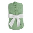 thumbnail image 4 of LR Home Green Shag Diamond Lightweight Cotton Throw Blanket, 50" x 60", 4 of 12