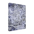 thumbnail image 2 of Trademark Fine Art 'Rotterdam Netherlands City Map Blue' Canvas Art by Michael Tompsett, 2 of 3