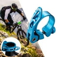 thumbnail image 4 of Abrazaderas de Aluminio Cola para Tija de Sillín de Bicicleta de Montaña 34,9 mm Color Azul 2 Piezas, 4 of 8