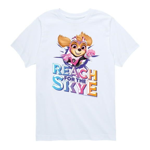 Paw Patrol The Movie - Reach For The Skye Lightning - Toddler & Youth Short Sleeve Graphic T-Shirt