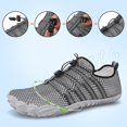 thumbnail image 4 of Zapatos acuáticos L-RUN Barefoot para mujer y hombre al aire libre, color gris, 4 of 6