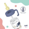 thumbnail image 3 of Zak Designs Capri Toddler Tumbler For Travel or At Home, 10oz 2-Pack Durable Plastic Sippy Cups With Handle and Leak-Proof Design are Perfect For Kids (Mainstreet and Lapis), 3 of 7
