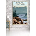 thumbnail image 3 of Acadia National Park, Maine, Lithograph (36x54 Giclee Gallery Art Print, Vivid Textured Wall Decor), 3 of 3