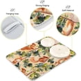 thumbnail image 4 of GZHJMY Autumn Oak Tree Branch Squirrels Absorbent Large Dish Drying Mat Microfiber Kitchen Countertop Table Protector Multi-Purpose Counter Rack Sink Drainer Pad (16" x 18"), 4 of 6