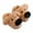 Coffee, variant on FYEGRE Warm Animal Themed Indoor Footwear For Girls And Boys Soft Sole Cozy Winter Slippers For Toddlers And Kids For Home Wear Coffee 18-24 Months