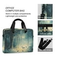 thumbnail image 4 of FORMRS 16" Laptop Bag Carrying Sleeve Case with Handle Travel Shoulder Briefcase, Night Forest Scene, 4 of 8
