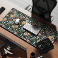 thumbnail image 2 of Long Mouse Pads for Desk,Pioneer Flower Floral Print Pattern Desk Mats on Top Of Desks, Desk Mouse Pad Extra Large with 3mm Non-Slip Base and Stitched Edge for Gaming,Office,Work,Home 35.4"x15.7", 2 of 6