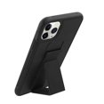 thumbnail image 4 of LG K31 /Aristo 5 /Fortune 3 Phone Case [Kickstand] Hybrid Armor Rubber TPU + Hard PC with Foldable Stand, Wristband Holder & Fit Magnet Car Mount Cover BLACK for LG Aristo 5, LG K31, LG Fortune 3, 4 of 6