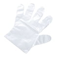 thumbnail image 2 of 100pcs Disposable Transparent PE Gloves Restaurant Kitchen Beauty Hairdressing Plastic Gloves, Thickened Type, 2 of 9