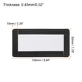 thumbnail image 2 of Uxcell 3Pcs PC Dust Filter, 100x50mm Magnetic Frame Computer Case Cooler Dustproof Mesh Cover Fan Grills White, 2 of 4