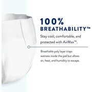 Prevail AIR Overnight Incontinence Briefs - Unisex Adult Incontinence Briefs with Tabs - Disposable Adult Diaper for Men & Women - Overnight Absorbency - Size 2, 72 Count (4 Packs of 18)