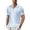 Blue-Short, variant on GENTS BLISS button Down Mens Shirts Long Sleeve Shirts for Men Solid TextureT-shirts