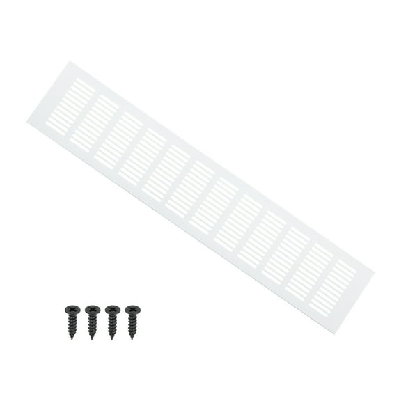 Uxcell 20 x 4 Inch Door Air Vent Cover, 1 Pcs Heavy Duty Grille Ventilation