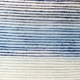 thumbnail image 2 of Sedona Stripes Blue Throw Pillow 17x17 Inches Cotton Polyfill Insert Square, 2 of 3