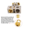 thumbnail image 5 of Car Battery Terminal Connectors 0248 Gauge AWG Positive Negative Battery Terminal Clamps Car Audio Modification Battery Heads with Shims Protector Cover 12-48V, 5 of 5