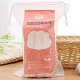 thumbnail image 4 of Pack of 50 Makeup Pads Cosmetics Remover Mat Portable Soft Cotton Double Sided Facial Eye Lip Cosmetics Foundation Remover Mat Salon Drawstring Holder, 4 of 9
