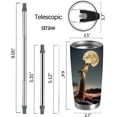thumbnail image 4 of 20oz Giraffe Tumbler-Stainless Steel Travel Mug With Lid And Straw (Giraffe Tumbler ), 4 of 6