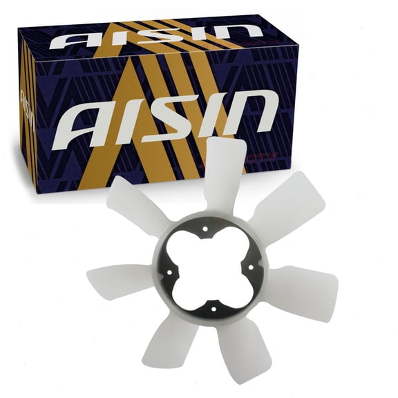 AISIN Engine Cooling Fan Blade compatible with Toyota Tacoma 2.4L 2.7L L4 1995-2018