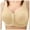 Beige, variant on Lixiuxyad Sports Bra with Cups Women's Front Buttoned Large Sized Bra Vest Style Underwear Women's Bras Without Steel Rings