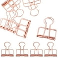 thumbnail image 2 of Shisuyan 10Pcs Binder Clips Metal Binder Paper Clamps Office Document Clips for Paperwork, 2 of 9