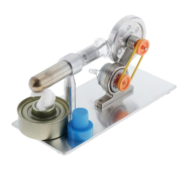 mini set de modelo de motor de aire caliente, juguete educativo de física para niños,