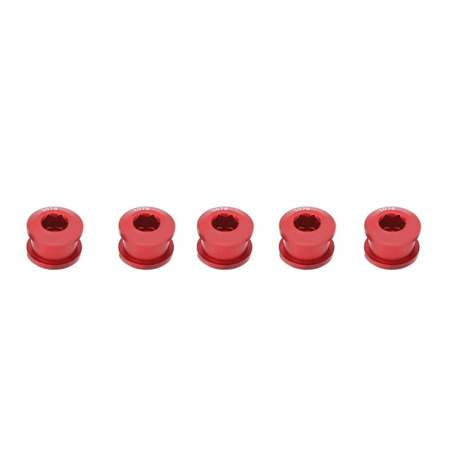 Plateau Simple, Plateau de Vélo Anodisé de Fabrication Exquise pour Vélo de Montagne Rouge