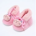 thumbnail image 5 of HUANBAI Baby Girls Boys Warm Shoes Soft Booties Snow Boots Comfortable Shoes Infant Toddler Warming And Fashion Shoes 12-18 Months, 5 of 6